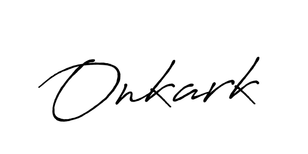 How to make Onkark signature? Antro_Vectra_Bolder is a professional autograph style. Create handwritten signature for Onkark name. Onkark signature style 7 images and pictures png