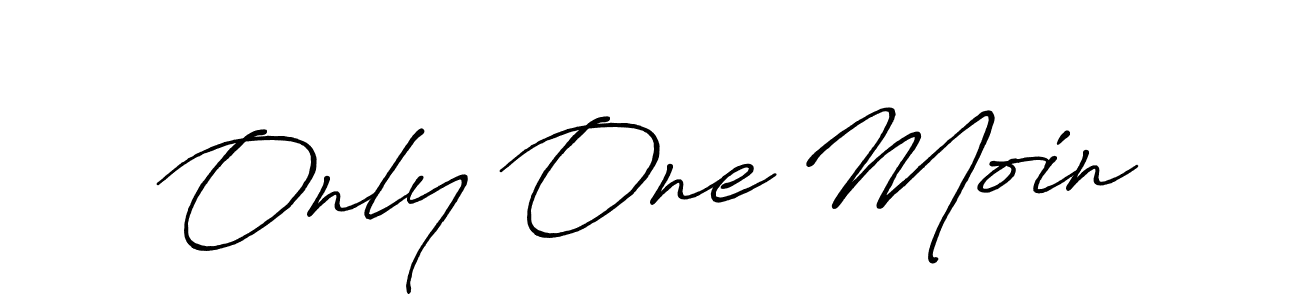 How to make Only One Moin signature? Antro_Vectra_Bolder is a professional autograph style. Create handwritten signature for Only One Moin name. Only One Moin signature style 7 images and pictures png