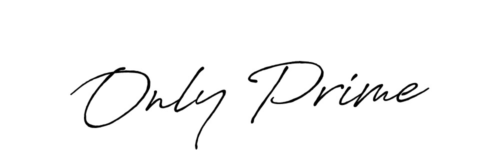 How to make Only Prime signature? Antro_Vectra_Bolder is a professional autograph style. Create handwritten signature for Only Prime name. Only Prime signature style 7 images and pictures png
