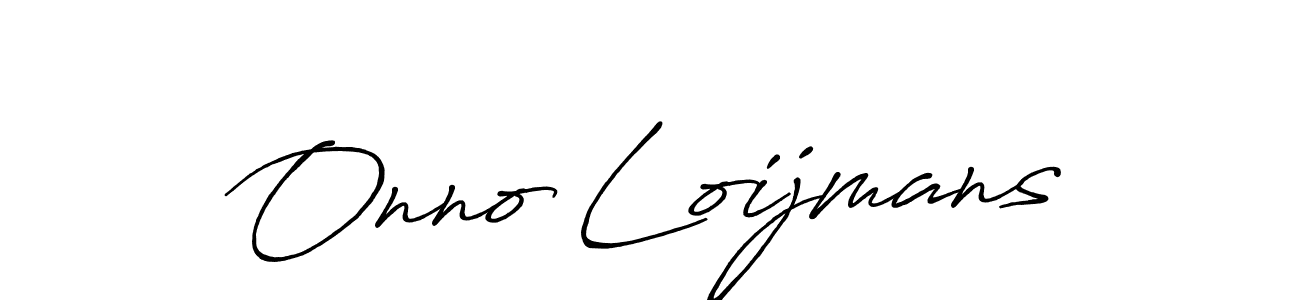 Use a signature maker to create a handwritten signature online. With this signature software, you can design (Antro_Vectra_Bolder) your own signature for name Onno Loijmans. Onno Loijmans signature style 7 images and pictures png