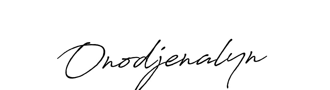 Make a beautiful signature design for name Onodjenalyn. With this signature (Antro_Vectra_Bolder) style, you can create a handwritten signature for free. Onodjenalyn signature style 7 images and pictures png