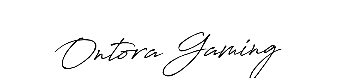 Also You can easily find your signature by using the search form. We will create Ontora Gaming name handwritten signature images for you free of cost using Antro_Vectra_Bolder sign style. Ontora Gaming signature style 7 images and pictures png