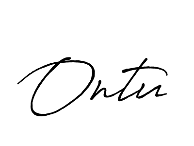 Once you've used our free online signature maker to create your best signature Antro_Vectra_Bolder style, it's time to enjoy all of the benefits that Ontu name signing documents. Ontu signature style 7 images and pictures png