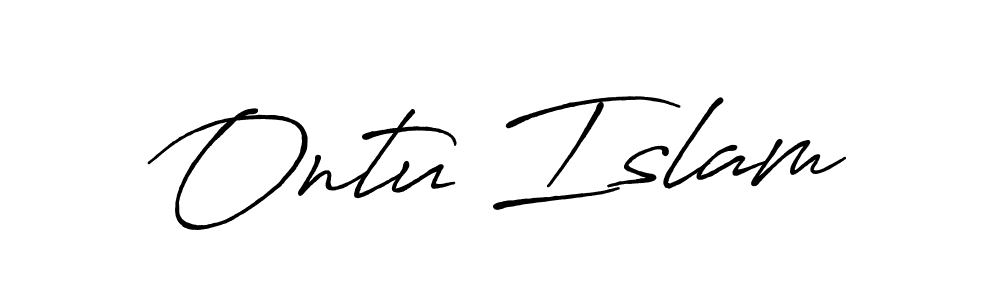 Here are the top 10 professional signature styles for the name Ontu Islam. These are the best autograph styles you can use for your name. Ontu Islam signature style 7 images and pictures png