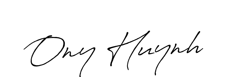 How to make Ony Huynh signature? Antro_Vectra_Bolder is a professional autograph style. Create handwritten signature for Ony Huynh name. Ony Huynh signature style 7 images and pictures png