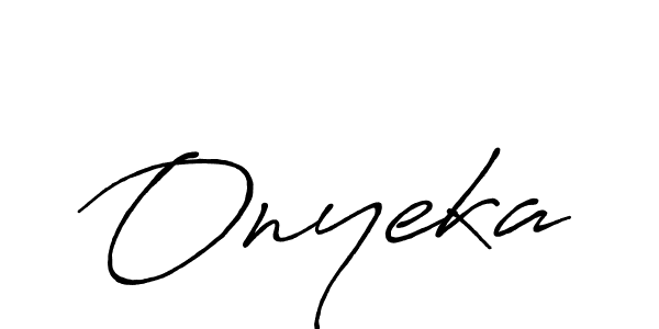 You should practise on your own different ways (Antro_Vectra_Bolder) to write your name (Onyeka) in signature. don't let someone else do it for you. Onyeka signature style 7 images and pictures png