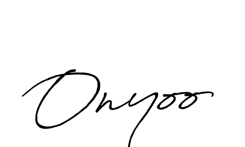 It looks lik you need a new signature style for name Onyoo. Design unique handwritten (Antro_Vectra_Bolder) signature with our free signature maker in just a few clicks. Onyoo signature style 7 images and pictures png