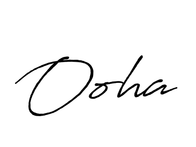 Create a beautiful signature design for name Ooha. With this signature (Antro_Vectra_Bolder) fonts, you can make a handwritten signature for free. Ooha signature style 7 images and pictures png