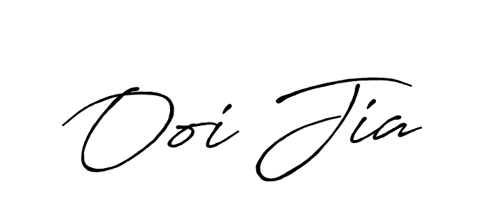 How to make Ooi Jia signature? Antro_Vectra_Bolder is a professional autograph style. Create handwritten signature for Ooi Jia name. Ooi Jia signature style 7 images and pictures png