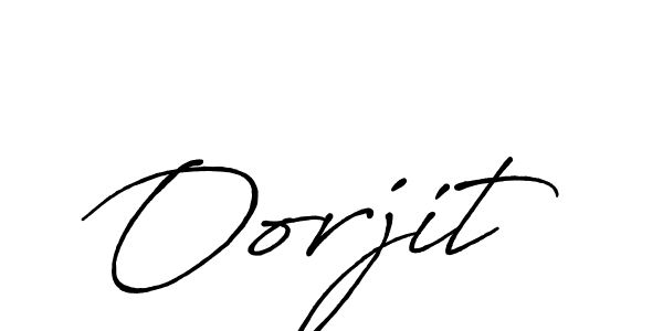 Design your own signature with our free online signature maker. With this signature software, you can create a handwritten (Antro_Vectra_Bolder) signature for name Oorjit. Oorjit signature style 7 images and pictures png