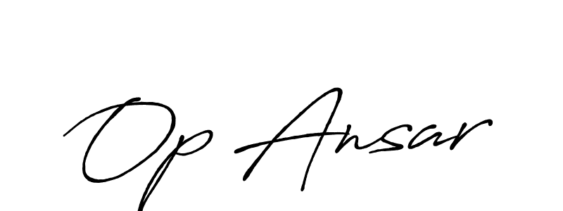 Make a beautiful signature design for name Op Ansar. Use this online signature maker to create a handwritten signature for free. Op Ansar signature style 7 images and pictures png