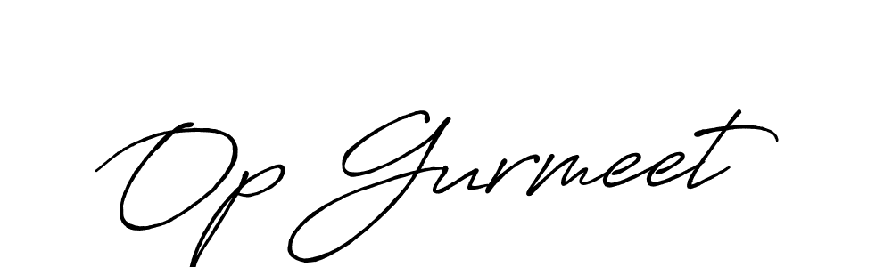Also You can easily find your signature by using the search form. We will create Op Gurmeet name handwritten signature images for you free of cost using Antro_Vectra_Bolder sign style. Op Gurmeet signature style 7 images and pictures png