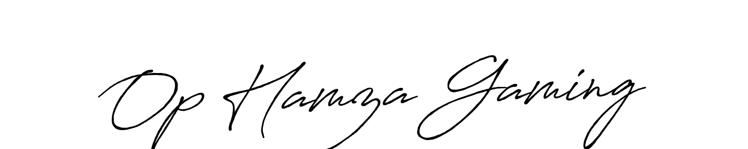 if you are searching for the best signature style for your name Op Hamza Gaming. so please give up your signature search. here we have designed multiple signature styles  using Antro_Vectra_Bolder. Op Hamza Gaming signature style 7 images and pictures png