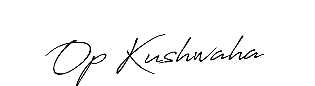 Op Kushwaha stylish signature style. Best Handwritten Sign (Antro_Vectra_Bolder) for my name. Handwritten Signature Collection Ideas for my name Op Kushwaha. Op Kushwaha signature style 7 images and pictures png