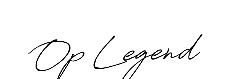 How to make Op Legend name signature. Use Antro_Vectra_Bolder style for creating short signs online. This is the latest handwritten sign. Op Legend signature style 7 images and pictures png