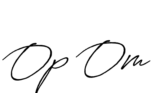 Best and Professional Signature Style for Op Om. Antro_Vectra_Bolder Best Signature Style Collection. Op Om signature style 7 images and pictures png