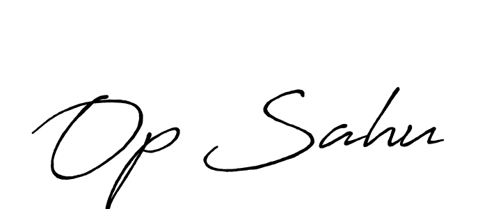 Also You can easily find your signature by using the search form. We will create Op Sahu name handwritten signature images for you free of cost using Antro_Vectra_Bolder sign style. Op Sahu signature style 7 images and pictures png
