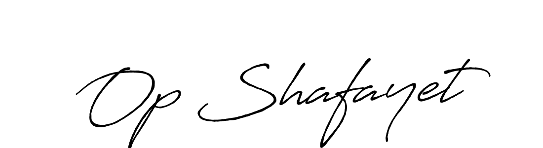 Also You can easily find your signature by using the search form. We will create Op Shafayet name handwritten signature images for you free of cost using Antro_Vectra_Bolder sign style. Op Shafayet signature style 7 images and pictures png