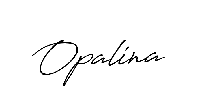 Also we have Opalina name is the best signature style. Create professional handwritten signature collection using Antro_Vectra_Bolder autograph style. Opalina signature style 7 images and pictures png
