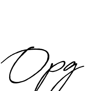 Create a beautiful signature design for name Opg. With this signature (Antro_Vectra_Bolder) fonts, you can make a handwritten signature for free. Opg signature style 7 images and pictures png