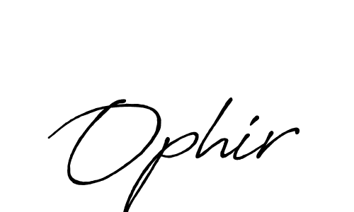 Design your own signature with our free online signature maker. With this signature software, you can create a handwritten (Antro_Vectra_Bolder) signature for name Ophir. Ophir signature style 7 images and pictures png