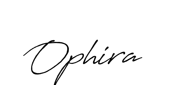 Design your own signature with our free online signature maker. With this signature software, you can create a handwritten (Antro_Vectra_Bolder) signature for name Ophira. Ophira signature style 7 images and pictures png