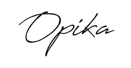 The Antro_Vectra_Bolder font gives name Opika a signature that looks effortless yet distinguished. Download high-res PNG instantly. Opika signature style 7 images and pictures png
