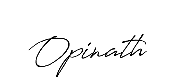 Create a beautiful signature design for name Opinath. With this signature (Antro_Vectra_Bolder) fonts, you can make a handwritten signature for free. Opinath signature style 7 images and pictures png