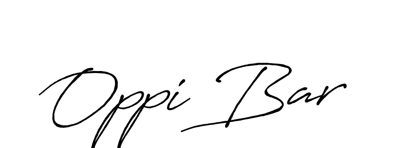 if you are searching for the best signature style for your name Oppi Bar. so please give up your signature search. here we have designed multiple signature styles  using Antro_Vectra_Bolder. Oppi Bar signature style 7 images and pictures png