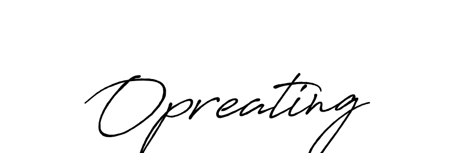 Make a beautiful signature design for name Opreating. Use this online signature maker to create a handwritten signature for free. Opreating signature style 7 images and pictures png