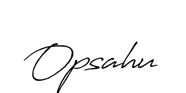 Similarly Antro_Vectra_Bolder is the best handwritten signature design. Signature creator online .You can use it as an online autograph creator for name Opsahu. Opsahu signature style 7 images and pictures png