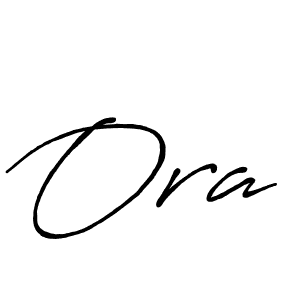 Create a beautiful signature design for name Ora. With this signature (Antro_Vectra_Bolder) fonts, you can make a handwritten signature for free. Ora signature style 7 images and pictures png