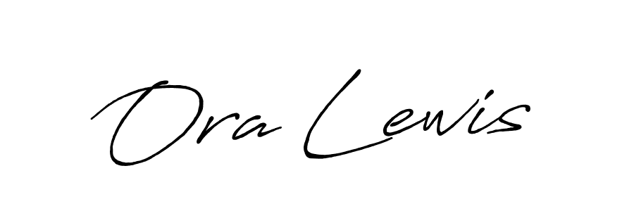 How to make Ora Lewis signature? Antro_Vectra_Bolder is a professional autograph style. Create handwritten signature for Ora Lewis name. Ora Lewis signature style 7 images and pictures png