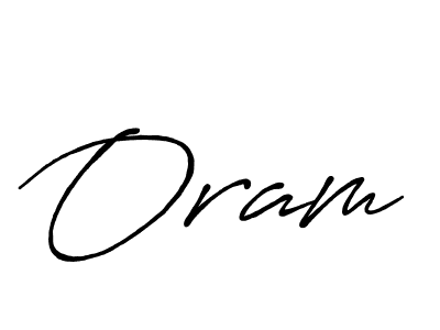 Best and Professional Signature Style for Oram. Antro_Vectra_Bolder Best Signature Style Collection. Oram signature style 7 images and pictures png