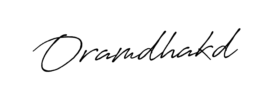 Design your own signature with our free online signature maker. With this signature software, you can create a handwritten (Antro_Vectra_Bolder) signature for name Oramdhakd. Oramdhakd signature style 7 images and pictures png