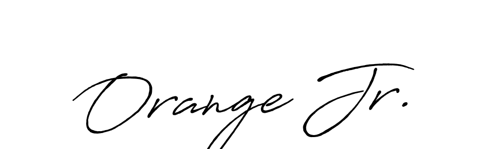 Once you've used our free online signature maker to create your best signature Antro_Vectra_Bolder style, it's time to enjoy all of the benefits that Orange Jr. name signing documents. Orange Jr. signature style 7 images and pictures png