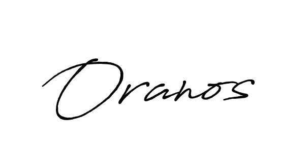 How to make Oranos name signature. Use Antro_Vectra_Bolder style for creating short signs online. This is the latest handwritten sign. Oranos signature style 7 images and pictures png