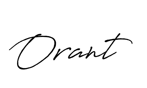 Orant stylish signature style. Best Handwritten Sign (Antro_Vectra_Bolder) for my name. Handwritten Signature Collection Ideas for my name Orant. Orant signature style 7 images and pictures png