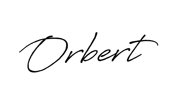 Create a beautiful signature design for name Orbert. With this signature (Antro_Vectra_Bolder) fonts, you can make a handwritten signature for free. Orbert signature style 7 images and pictures png