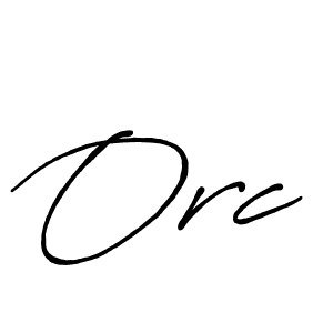 Use a signature maker to create a handwritten signature online. With this signature software, you can design (Antro_Vectra_Bolder) your own signature for name Orc. Orc signature style 7 images and pictures png