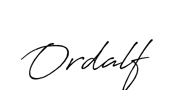 Make a beautiful signature design for name Ordalf. With this signature (Antro_Vectra_Bolder) style, you can create a handwritten signature for free. Ordalf signature style 7 images and pictures png