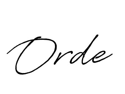 Use a signature maker to create a handwritten signature online. With this signature software, you can design (Antro_Vectra_Bolder) your own signature for name Orde. Orde signature style 7 images and pictures png
