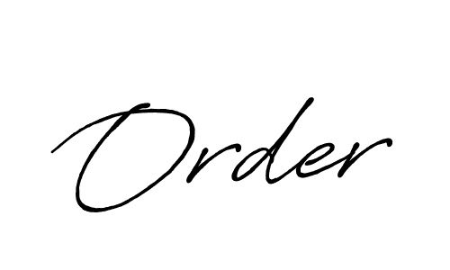 How to make Order signature? Antro_Vectra_Bolder is a professional autograph style. Create handwritten signature for Order name. Order signature style 7 images and pictures png