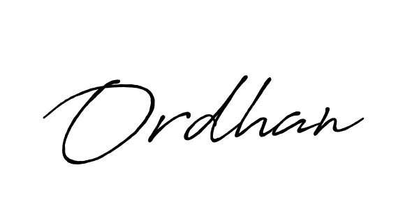 Use a signature maker to create a handwritten signature online. With this signature software, you can design (Antro_Vectra_Bolder) your own signature for name Ordhan. Ordhan signature style 7 images and pictures png