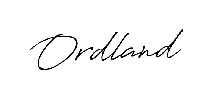 Use a signature maker to create a handwritten signature online. With this signature software, you can design (Antro_Vectra_Bolder) your own signature for name Ordland. Ordland signature style 7 images and pictures png
