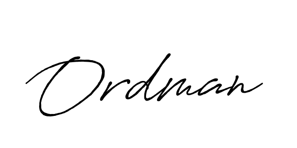 Design your own signature with our free online signature maker. With this signature software, you can create a handwritten (Antro_Vectra_Bolder) signature for name Ordman. Ordman signature style 7 images and pictures png