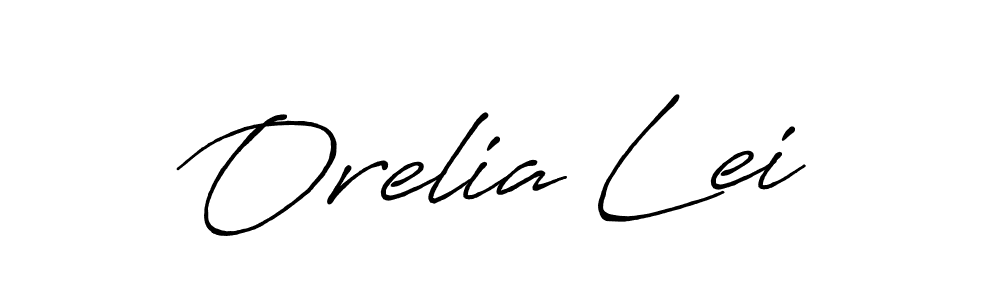 The best way (Antro_Vectra_Bolder) to make a short signature is to pick only two or three words in your name. The name Orelia Lei include a total of six letters. For converting this name. Orelia Lei signature style 7 images and pictures png