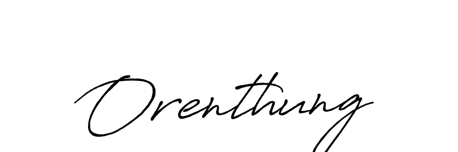 You should practise on your own different ways (Antro_Vectra_Bolder) to write your name (Orenthung) in signature. don't let someone else do it for you. Orenthung signature style 7 images and pictures png