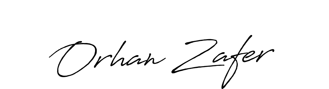 How to make Orhan Zafer name signature. Use Antro_Vectra_Bolder style for creating short signs online. This is the latest handwritten sign. Orhan Zafer signature style 7 images and pictures png