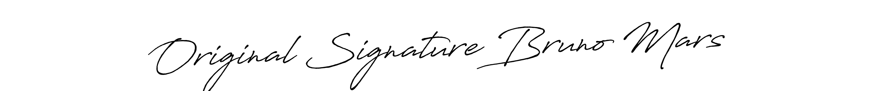 Make a beautiful signature design for name Original Signature Bruno Mars. With this signature (Antro_Vectra_Bolder) style, you can create a handwritten signature for free. Original Signature Bruno Mars signature style 7 images and pictures png